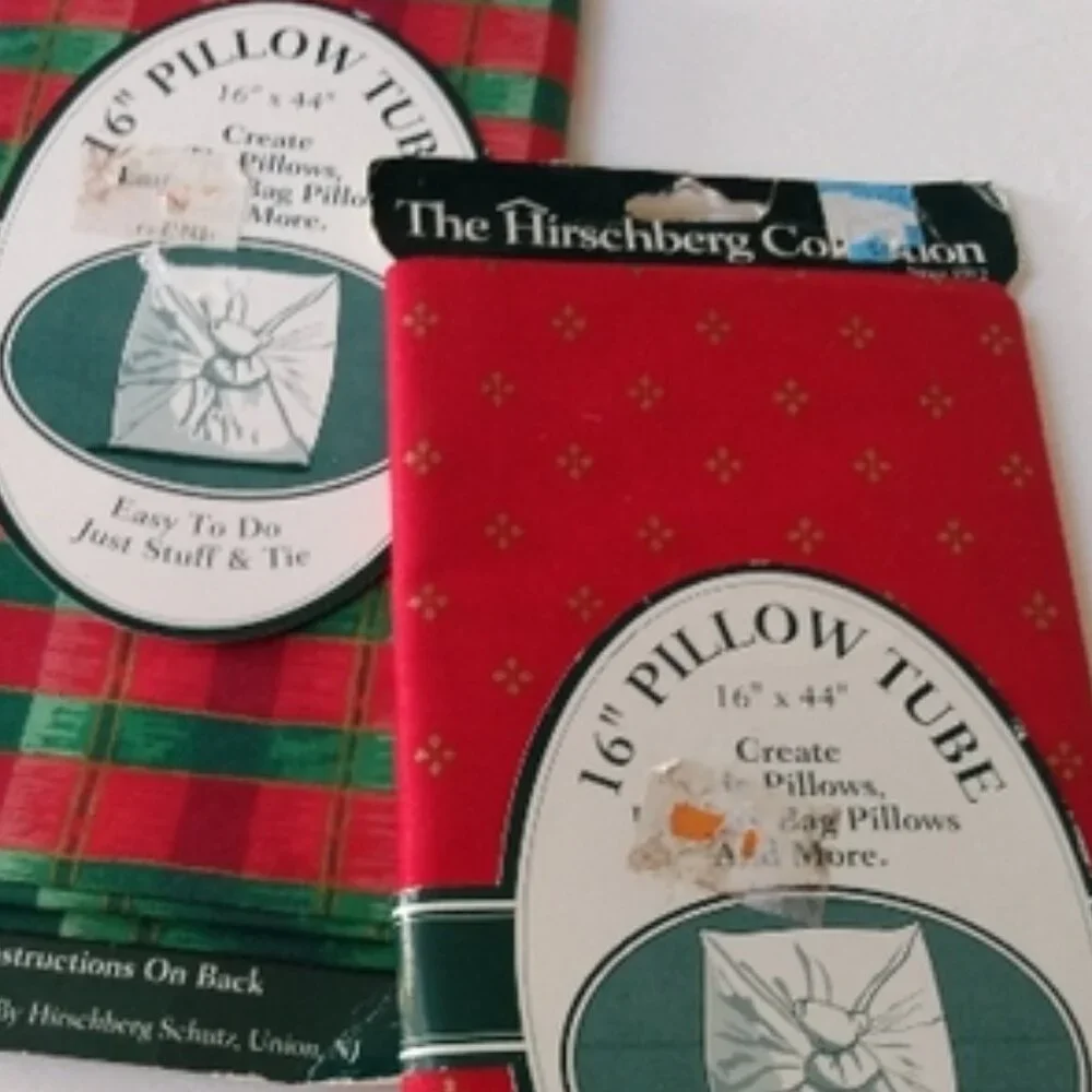 Hirschberg Pillow Tubes:  Just Stuff & Tie for Changing Decor for the Holidays
